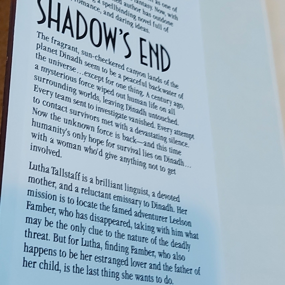 Vintage Hardcover Book- Shadow's End by Sheri S. Tepper - Picture 3 of 6